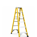 Escalera de tijera de fibra de vidrio con doble acceso WGH-04
