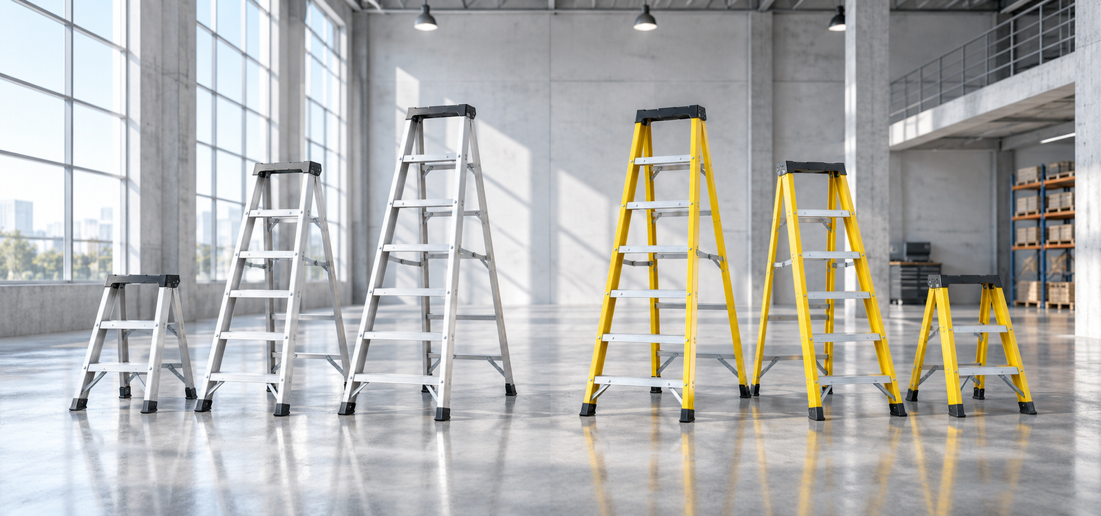 Comparativa visual de escaleras profesionales